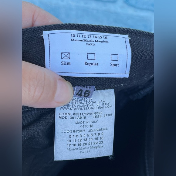 Maison Margiela Line 10 Slim Fit Jean straight leg size 46/10 - Picture 10 of 10